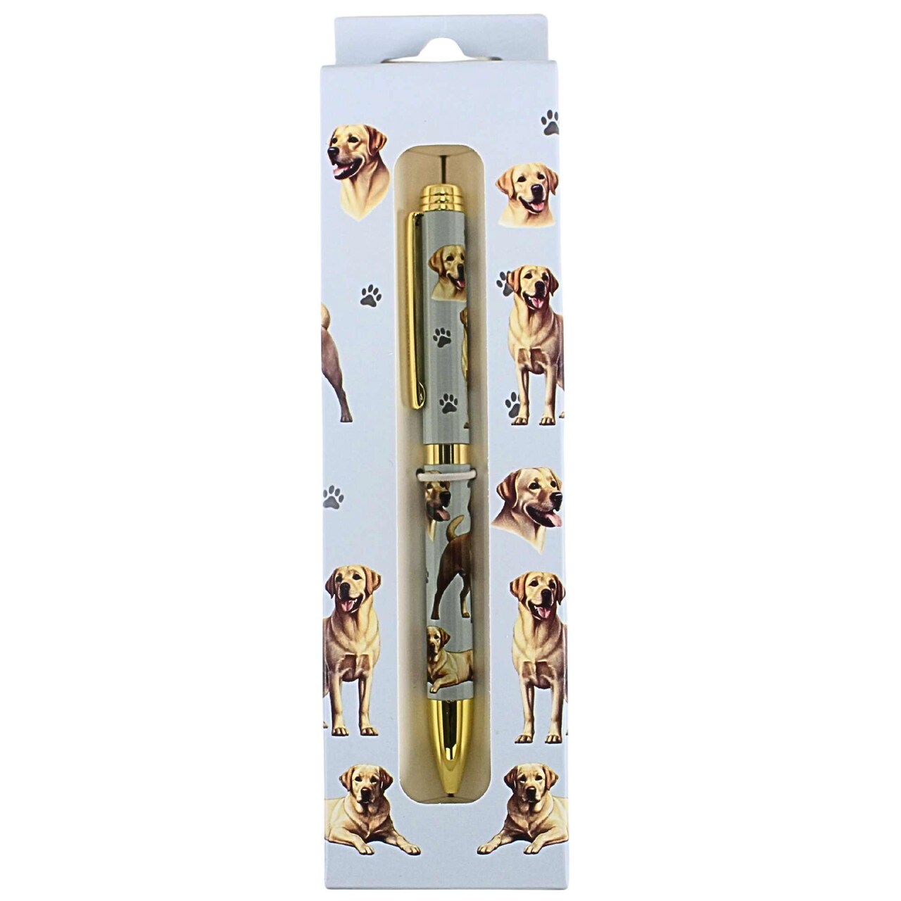 E & S Imports 5.5 Inch Yellow Labrador Ballpoint Pen Everyday Pen , Writing Dog Puppy Pet